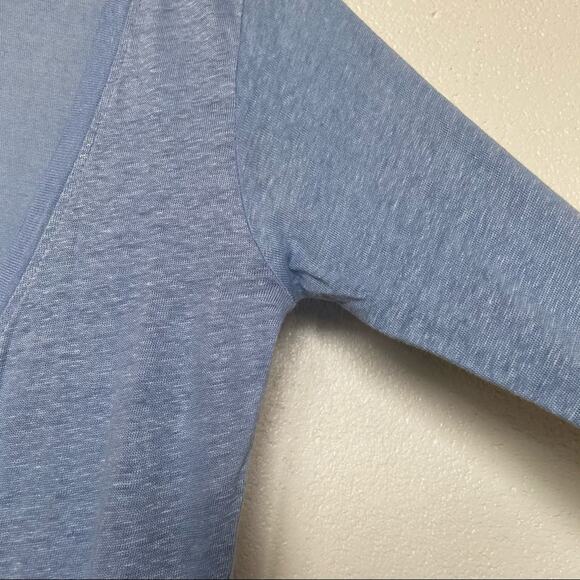 Zara Light Blue Long Sleeve Cardigan Size Medium - Picture 7 of 9